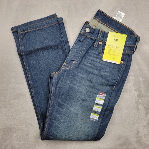 Levis 514 Jeans Men 30x30 Straight Stretch Flex Modern Below Waist 005141302 - Picture 1 of 7